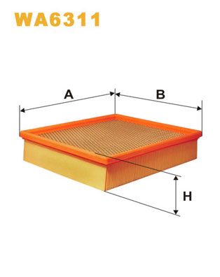 WIX FILTERS Ilmansuodatin WA6311